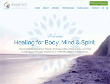 Tablet Screenshot of eventidewellness.com